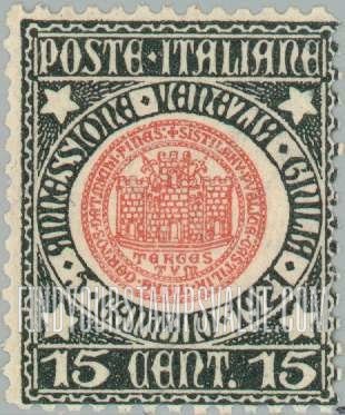 FindYourStampsValue: Old Seal of Republic of Trieste