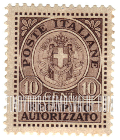 FindYourStampsValue: AUTHORIZED DELIVERY - Coat of Arms