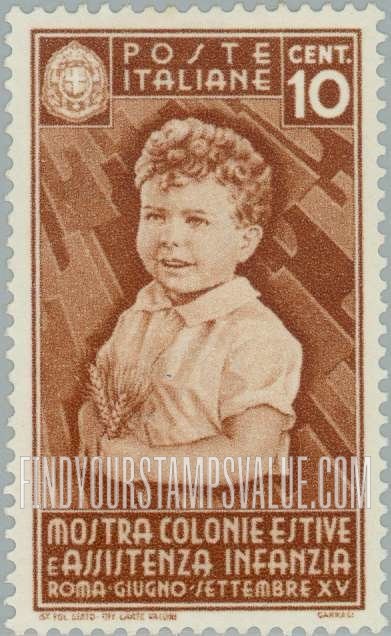 FindYourStampsValue: Child Holding Wheat