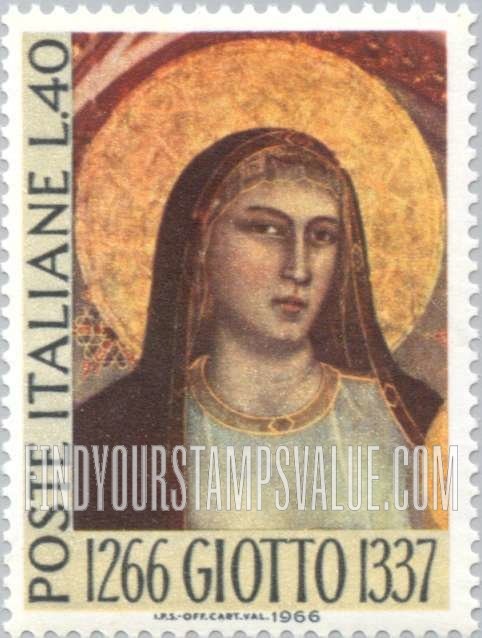 FindYourStampsValue: Madonna, by Giotto