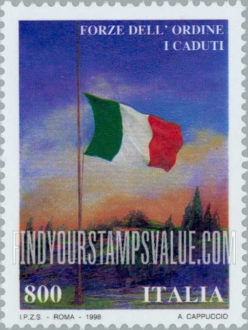 FindYourStampsValue: Honoring the fallen of the Italian police corps