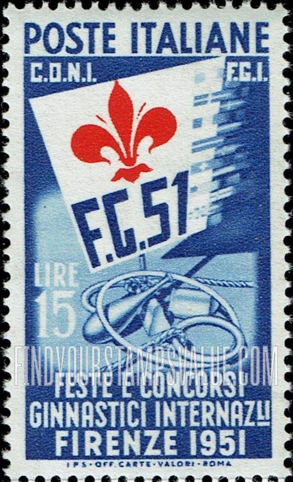 FindYourStampsValue: Symbols of the International Gymnastic Festival