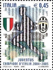FindYourStampsValue: Juventus, 2004-05 Italian Soccer Champions