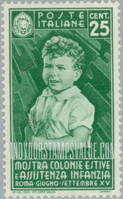 FindYourStampsValue: Child Holding Wheat