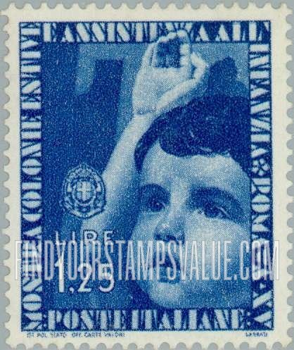 FindYourStampsValue: Child Giving Salute