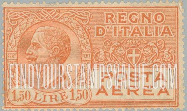 FindYourStampsValue: AIR POST - King Victor Emmanuel III