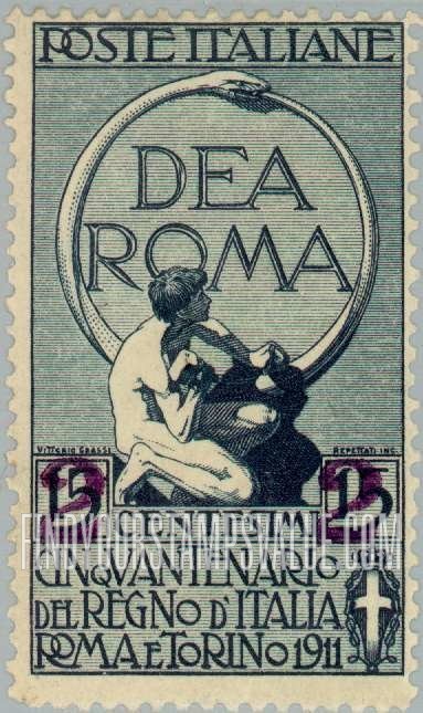 FindYourStampsValue: Glory of Rome: Surcharged in Violet