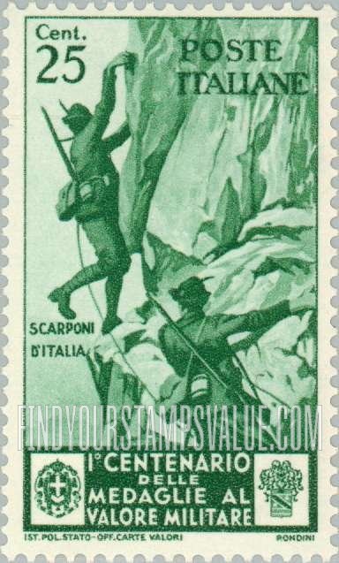 FindYourStampsValue: Carabinieri Emblem