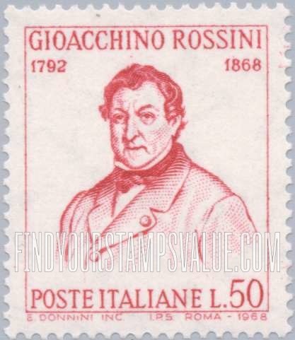 FindYourStampsValue: Gioacchino Rossini