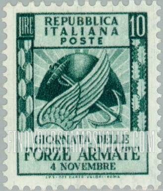 FindYourStampsValue: Symbols of Army, Navy and Air Force