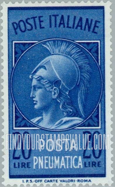 FindYourStampsValue: PNEUMATIC POST - Minerva