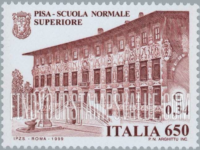 FindYourStampsValue: Schools: Normal Superior School, Pisa