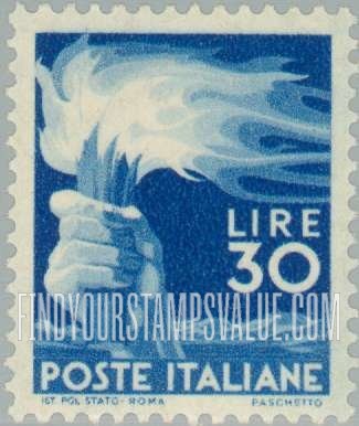 FindYourStampsValue: Torch: Types of 1945