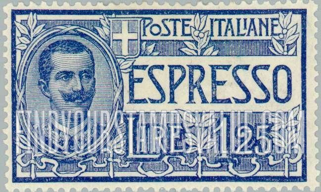 FindYourStampsValue: SPECIAL DELIVERY - King Victor Emmanuel III