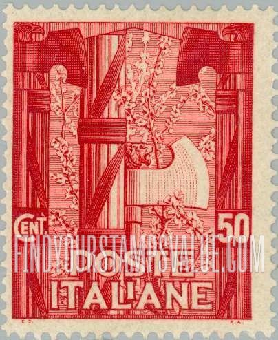 FindYourStampsValue: Emblem of the New Government