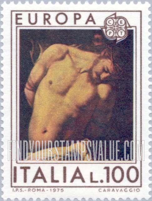 FindYourStampsValue: Flagellation of Jesus, by Caravaggio