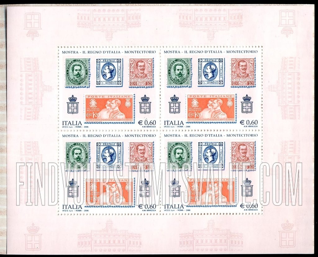 FindYourStampsValue: Kingdom of Italy Stamp Show, Rome