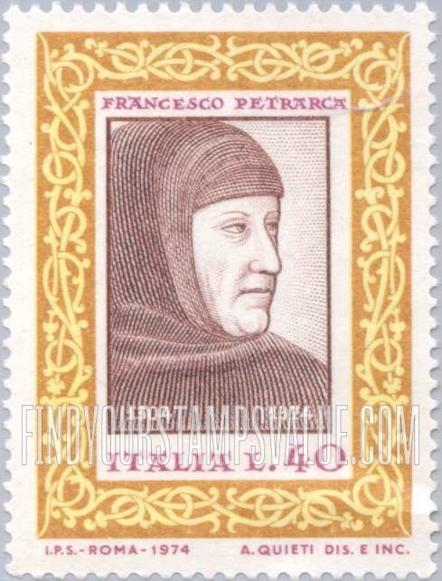 FindYourStampsValue: Petrarch (1304-74), Poet