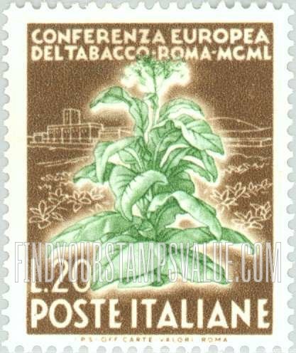 FindYourStampsValue: Tobacco Plant