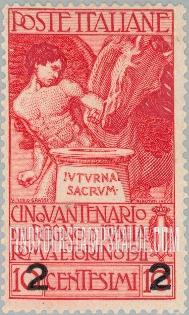 FindYourStampsValue: Genius of Italy: Surcharged in Black