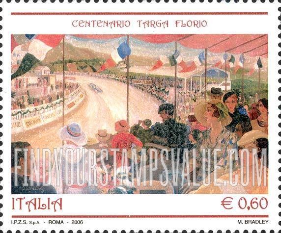 FindYourStampsValue: Targa Floria Automobile Race Track, Centennial