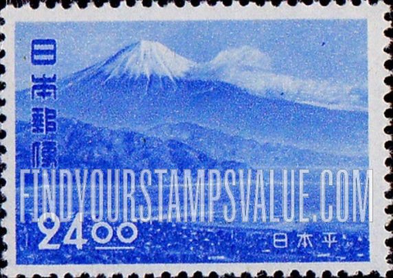 FindYourStampsValue: Mt. Fuji Seen from Nihon Plateau - 日本平より富士