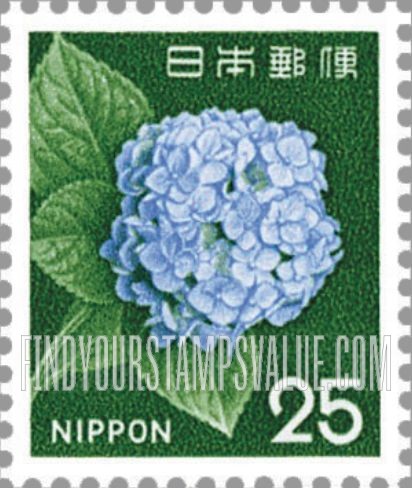 FindYourStampsValue: Hydrangea - アジサイ