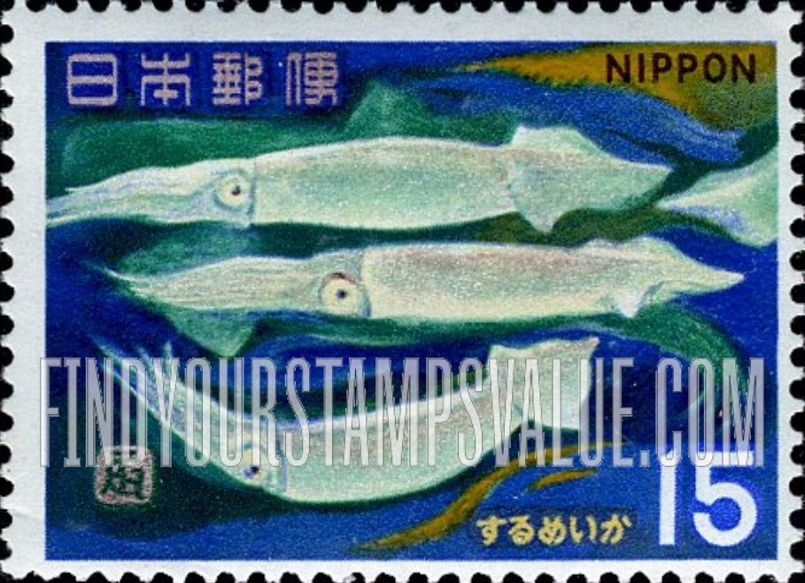 FindYourStampsValue: Squid - するめいか