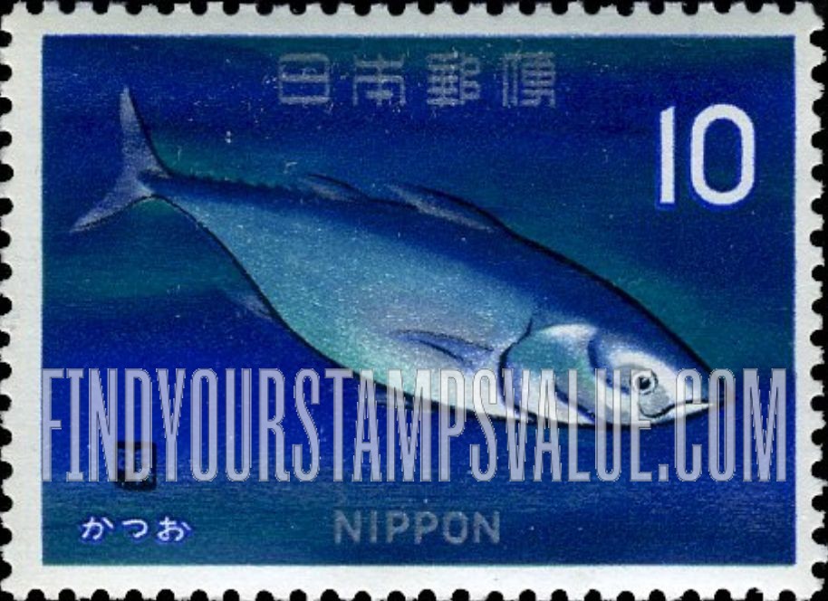 FindYourStampsValue: Skipjack Tuna - かつお