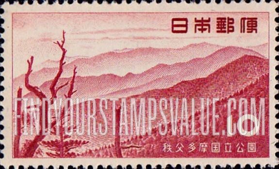 FindYourStampsValue: Chichibu-Tama National Park: Chichibu Mountains - 秩父多摩国立公園、奥秩父連山