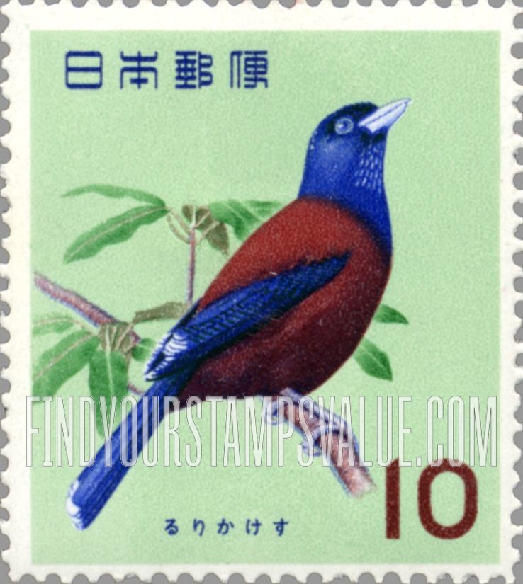 FindYourStampsValue: Lidth’s Jay - ルリカケス