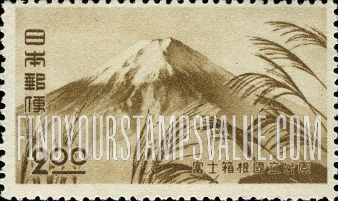 FindYourStampsValue: Fuji-Hakone National Park: Mount Fuji in Autumn - 富士箱根国立公園、秋の富士山