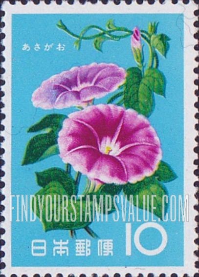 FindYourStampsValue: Morning glory - あさがお
