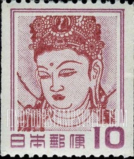 FindYourStampsValue: Goddess Kannon - 観音菩薩像