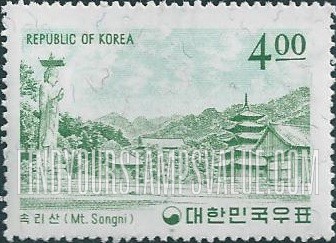 FindYourStampsValue: Maitreya Buddha, Bopju Temple at Mt. Songni - 미륵불, 속리산 법주사