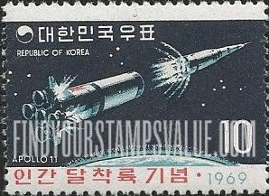 FindYourStampsValue: Apollo 11, Separation of Second Stage