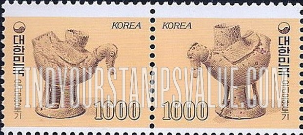 FindYourStampsValue: Earthenware Ducks - 오리모양 토기