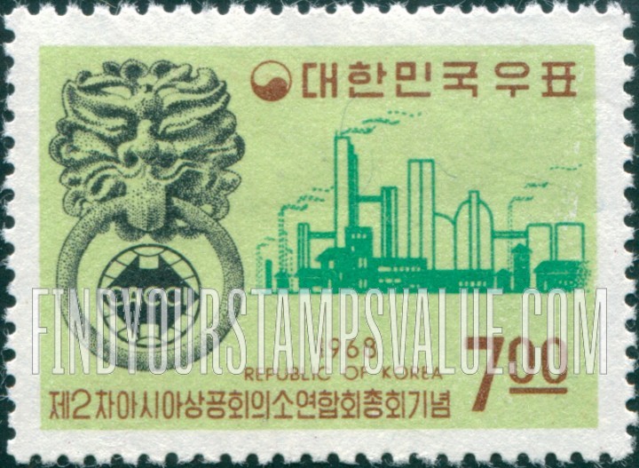 FindYourStampsValue: Door Knocker, Factories and Emblem - 노커, 공장과 마크