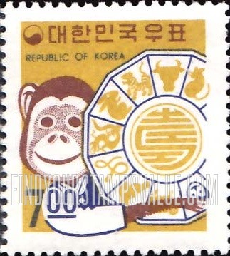 FindYourStampsValue: Monkey and Oriental Zodiac - 원숭이와 12간지