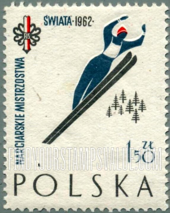 FindYourStampsValue: Ski jump, vertikal