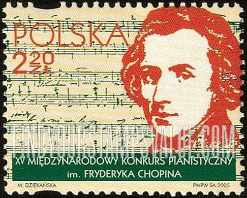 FindYourStampsValue: 15th Frederic Chopin Piano Competition