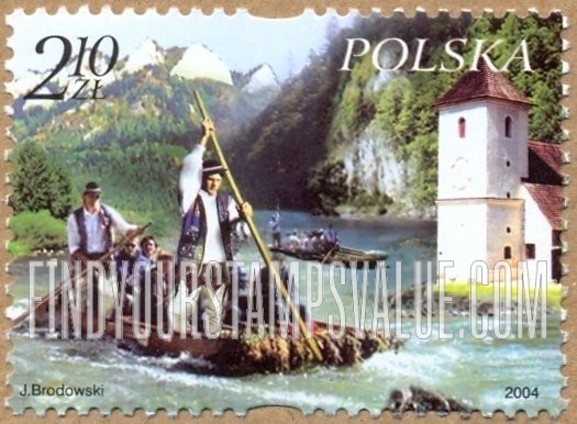 FindYourStampsValue: Dunajec River Raftsmen