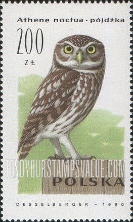 FindYourStampsValue: Athene noctua