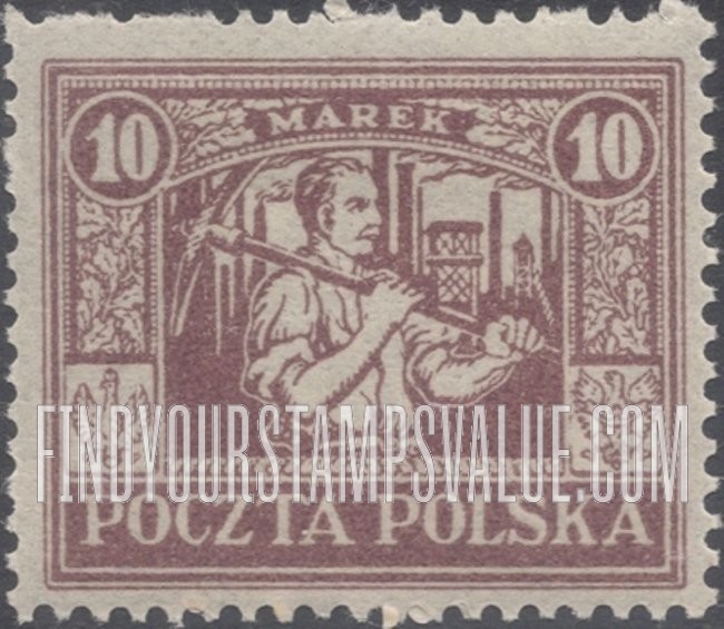 FindYourStampsValue: Miner: Type of 1919