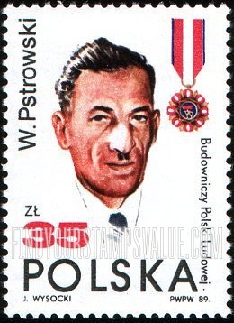 FindYourStampsValue: Polish People’s Republic, 45th Anniversary: Wincenty Pstrowski (1904-1948), coal miner