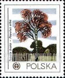 FindYourStampsValue: Human Environment Emblem and White poplar