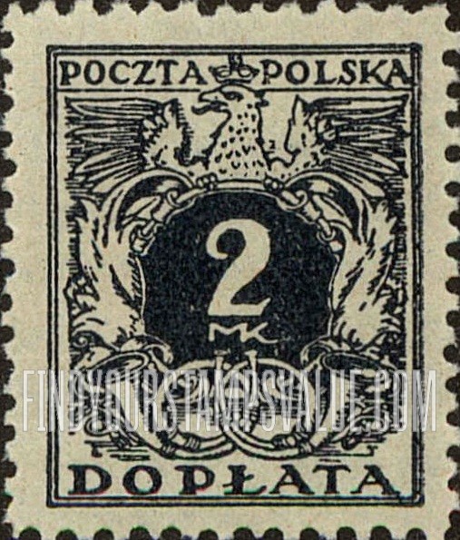FindYourStampsValue: POSTAGE DUE - Numerals of Value