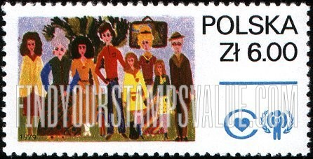 FindYourStampsValue: Children’s Paintings: Family