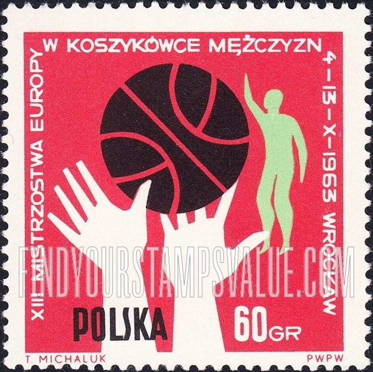 FindYourStampsValue: Basketball: Various positions of ball, hands and players