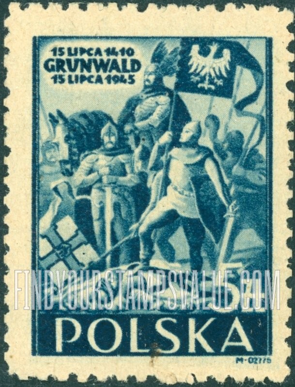 FindYourStampsValue: Grunwald Battle Scene